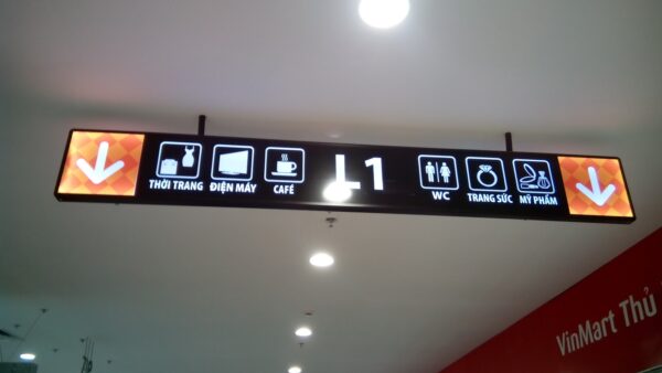 Biển chỉ dẫn trung tâm thương mại